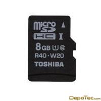 Imagen: 0 - Toshiba SD-C008UHS1 Micro Sd clase 10 8GB c/adapt
